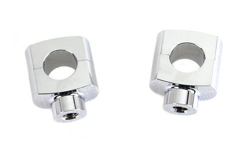 1-1/2 inch Short Riser Set Chrome - V-Twin Mfg.