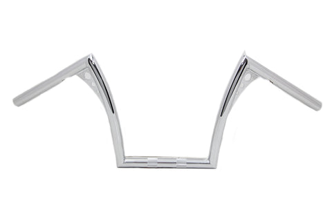12 inch Pirate Z-Bar Handlebar Chrome - V-Twin Mfg.