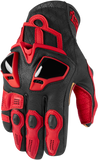 ICON Hypersport™ Short Gloves - Red - Small 3301-3545