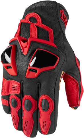 ICON Hypersport™ Short Gloves - Red - 2XL 3301-3549