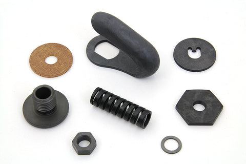 Steering Damper Kit Upper Parkerized - V-Twin Mfg.