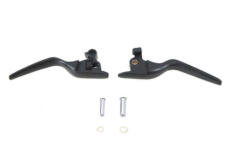 Hand Lever Set Black - V-Twin Mfg.
