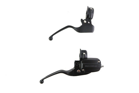 Clutch Bracket and Master Cylinder Reservoir Kit Black - V-Twin Mfg.