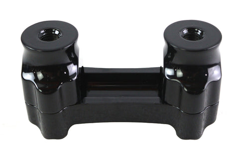 Fat 1 inch Riser Set Black - V-Twin Mfg.