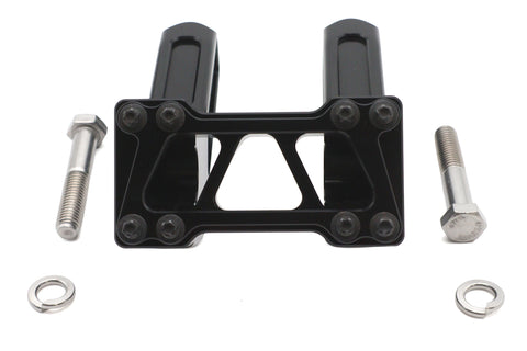 Wyatt Gatling 6 inch Pirate Style Riser Set Black - V-Twin Mfg.