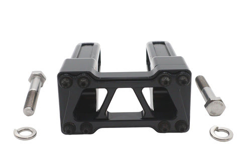 Wyatt Gatling 6 inch Pirate Style Riser Set Black - V-Twin Mfg.