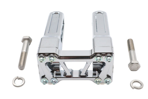 Wyatt Gatling 6 inch Pirate Style Riser Set Chrome - V-Twin Mfg.