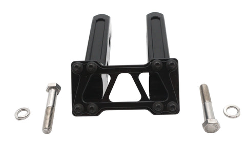 Wyatt Gatling 8 inch Pirate Style Riser Set Black - V-Twin Mfg.