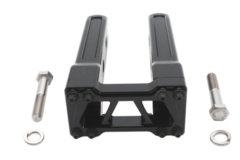 Wyatt Gatling 8 inch Pirate Style Riser Set Black - V-Twin Mfg.