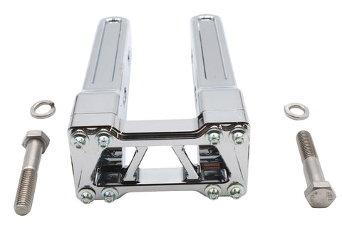 Wyatt Gatling 8 inch Pirate Style Riser Set Chrome - V-Twin Mfg.
