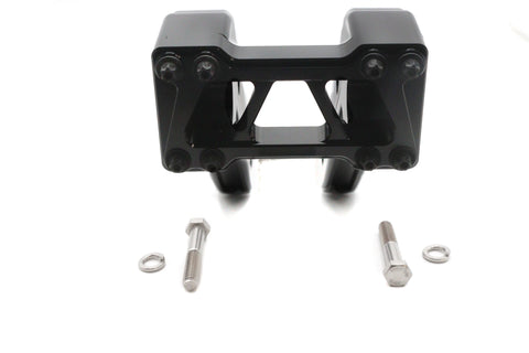 Wyatt Gatling 12 inch Pirate Style Riser Set Black - V-Twin Mfg.