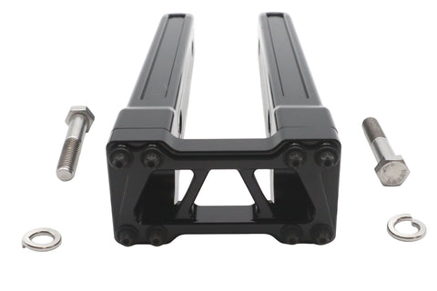 Wyatt Gatling 12 inch Pirate Style Riser Set Black - V-Twin Mfg.