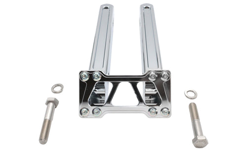 Wyatt Gatling 12 inch Pirate Style Riser Set Chrome - V-Twin Mfg.