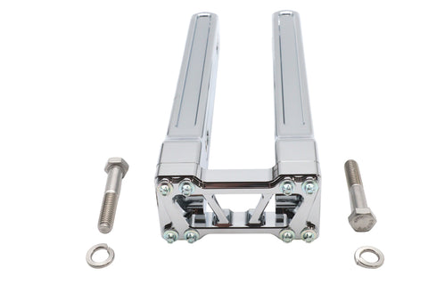 Wyatt Gatling 12 inch Pirate Style Riser Set Chrome - V-Twin Mfg.