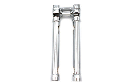 Wyatt Gatling 12 inch Combat Style Riser Set Chrome - V-Twin Mfg.
