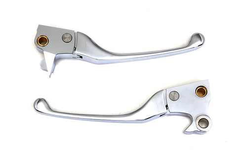 Chrome Adjustable Hand Lever Set - V-Twin Mfg.