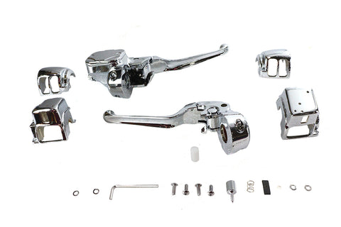 Handlebar Control Kit Chrome - V-Twin Mfg.
