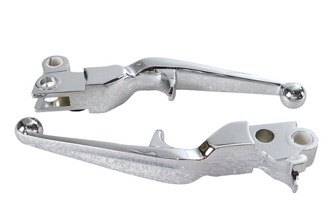 Chrome Trigger Style Hand Lever Set - V-Twin Mfg.