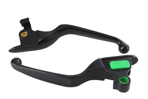 Contour Hand Lever Black - V-Twin Mfg.