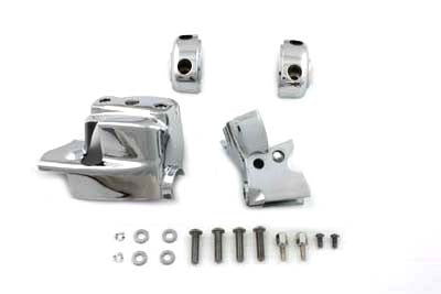 Handlebar Control Cover Set Chrome - V-Twin Mfg.