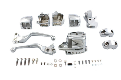 Chrome Handlebar Control Kit - V-Twin Mfg.