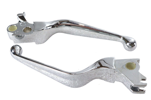 Chrome Hydraulic Hand Lever Set - V-Twin Mfg.