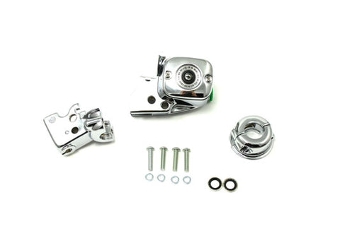 Chrome Handlebar Control Cover Kit - V-Twin Mfg.