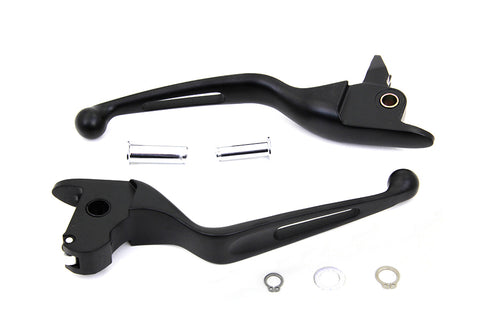 Black Vortex Hand Lever Set - V-Twin Mfg.