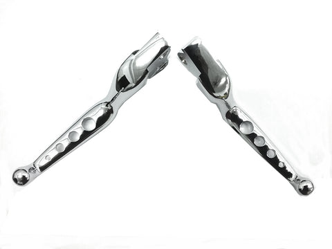 Chrome Drilled Hand Lever Set - V-Twin Mfg.