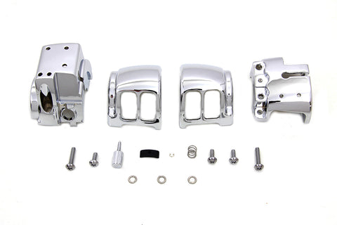 Handlebar Control Switch Housing Kit Chrome - V-Twin Mfg.