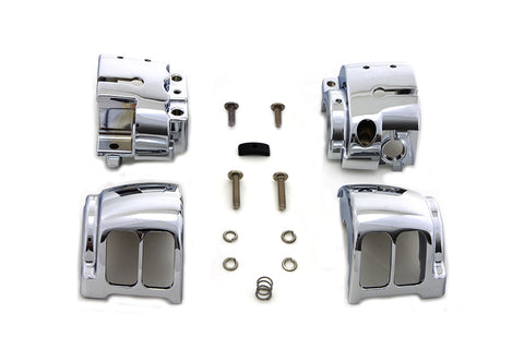 Handlebar Control Switch Housing Kit Chrome - V-Twin Mfg.