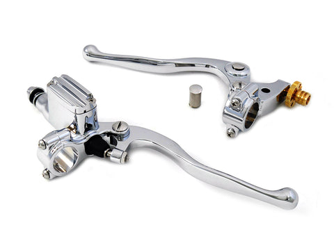 Chrome Hand Lever Control Kit - V-Twin Mfg.