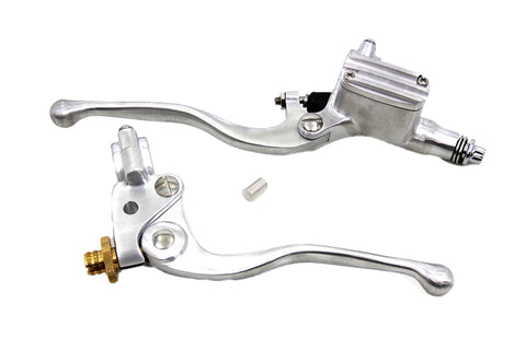 Polished Vintage Hand Lever Control Kit - V-Twin Mfg.