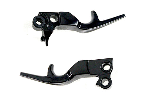Short Trigger Lever Set Black - V-Twin Mfg.