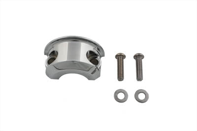 Handlebar Master Cylinder Clamp Chrome - V-Twin Mfg.