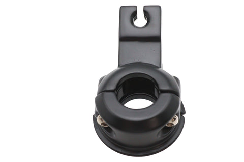 Hand Lever Bracket with Clamp Black - V-Twin Mfg.