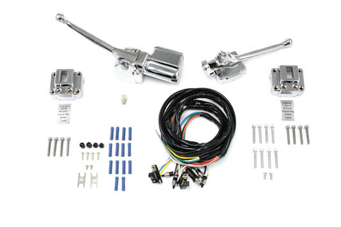 Handlebar Control Kit Chrome - V-Twin Mfg.