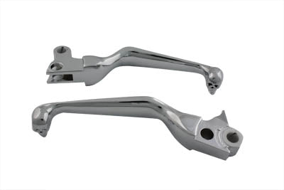 Skull Contour Hand Lever Set - V-Twin Mfg.