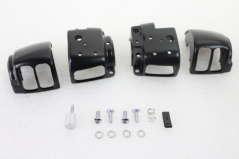 Handlebar Switch Housing Kit Black - V-Twin Mfg.