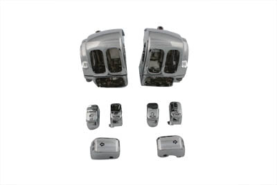 Handlebar Control Switch Housing Kit Chrome - V-Twin Mfg.