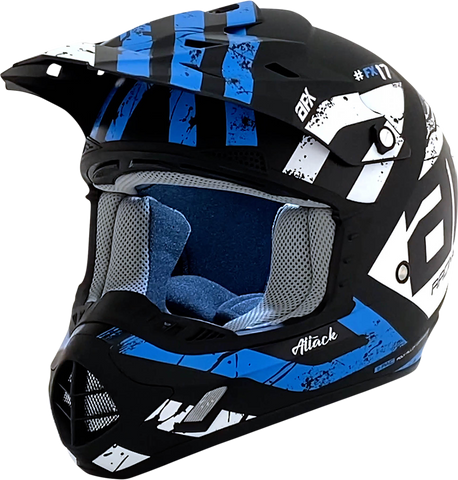 AFX FX-17 Helmet - Attack - Matte Blue/Black - Small 0110-7161