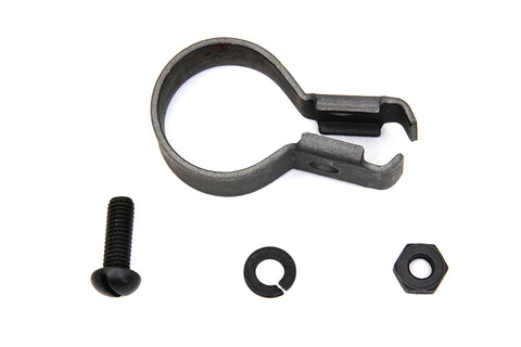 Parkerized Spark Control Coil Frame Clamp - V-Twin Mfg.