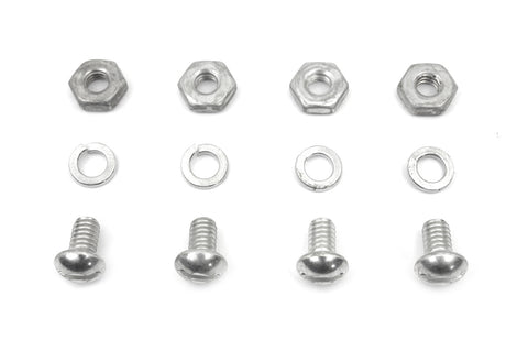 Cadmium Speedometer Mount Kit Bolt Set - V-Twin Mfg.