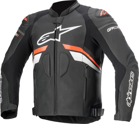 ALPINESTARS GP Plus R v3 Leather Jacket - Black/Red/White - US 40 / EU 50 3100620-1321-50