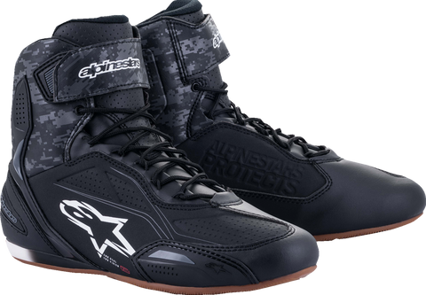 ALPINESTARS Faster-3 Shoes - Black/Gray - US 7.5 251021911828