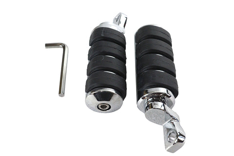 Large Chrome Cats Paw Footpeg Set - V-Twin Mfg.