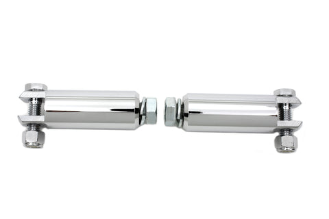 Footpeg Mount Bars Chrome - V-Twin Mfg.
