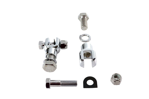 Footpeg Mount Yoke Set Chrome - V-Twin Mfg.