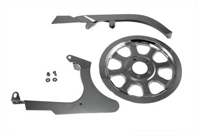 Chrome Belt Guard Kit - V-Twin Mfg.