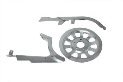 Chrome Belt Guard Kit - V-Twin Mfg.